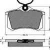 VW 1A0698451E Brake Pad Set, disc brake